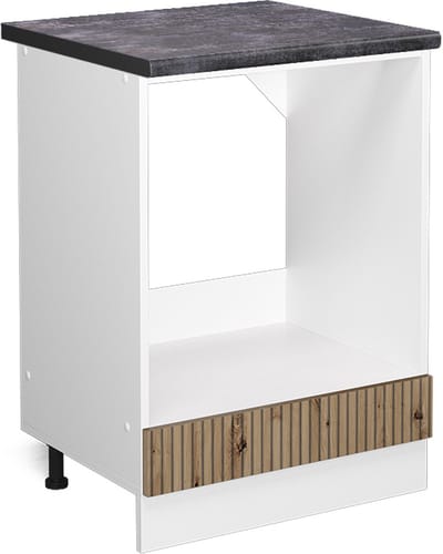 Vicco R-Line Ovenombouwkast – 60 cm, WB Antraciet Artisanaal eiken