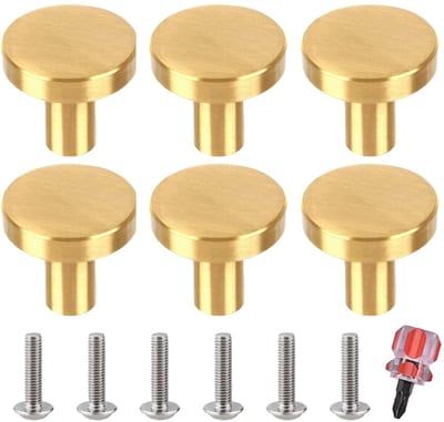 Unyqoos ® Klassieke Gouden Kastknoppen voor Stijlvolle Keukenkasten en Meubelstukken