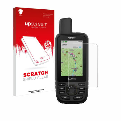 upscreen - Screenprotector voor Garmin GPSMAP 66sr - Folie Beschermfolie transparant