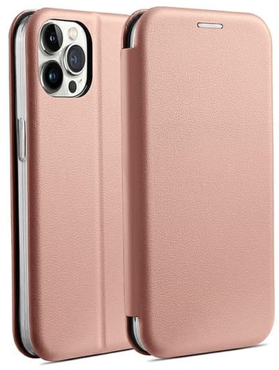 Beline - Book Magnetic - Hoesje voor Mobiele Telefoon - Róze Goud - Magneet - Standfunctie
