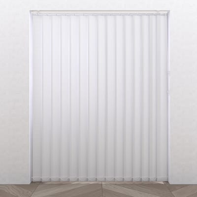 Lamellen set Easy Crush - Transparant - White - 40 x 260 - 5 lamellen