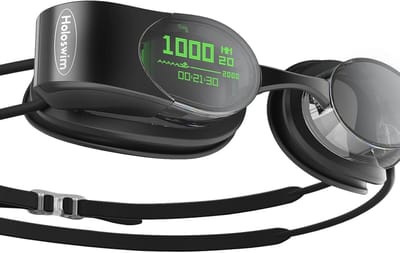 Slimme AR zwembril met anti-condens en fitness tracker