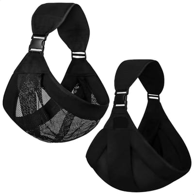 Heupdrager Baby - Zijdelingse Drager - Comfortabel Dragen - Verstelbare Brede Banden - Tot 20 kg - Zwart