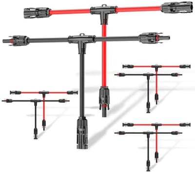 T-kabel op zonne-energie 6 mm² - Zonnekabel T-verdeler voor zonnepanelen