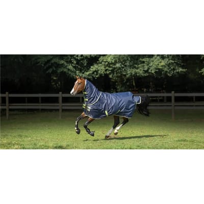 Waterdichte paardendeken met halsbedekking Bucas Oasis Turnout 100g