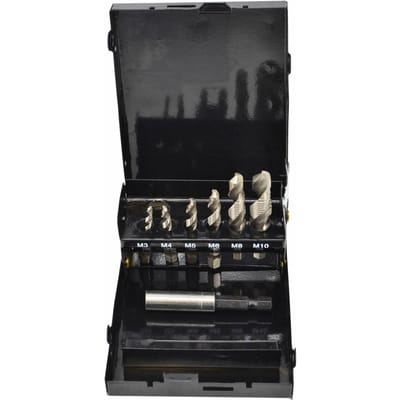 AWTOOLS AW20550 - Boormachine Accessoire - HSS M2 - 7-delige Set - 1/4" Hexaqua-aansluiting - Voor Staal en Aluminium