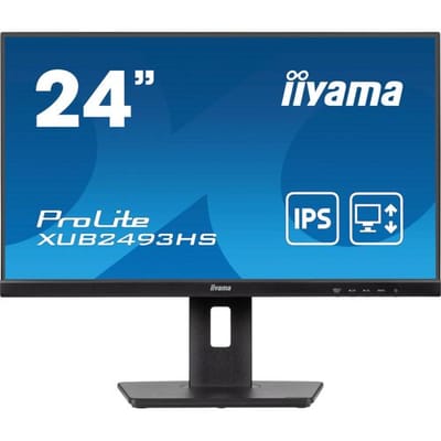 Iiyama ProLite XUB2493HS-B6 LED-monitor Energielabel E (A - G) 60.5 cm (23.8 inch) 1920 x 1080 Pixel 16:9 0.5 ms HDMI, DisplayPort, Hoofdtelefoon (3.5