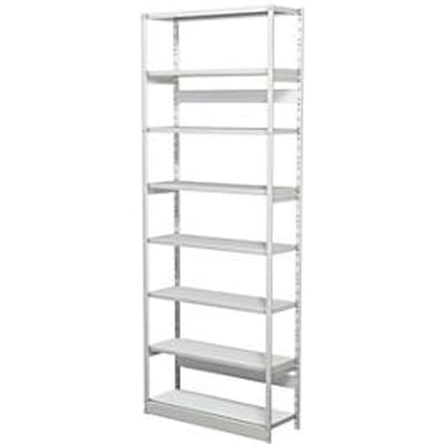 Complete stelling PROGRESS 500 T, basissectie, zonder achterwand, H 2600 x B 960 x D 300 mm