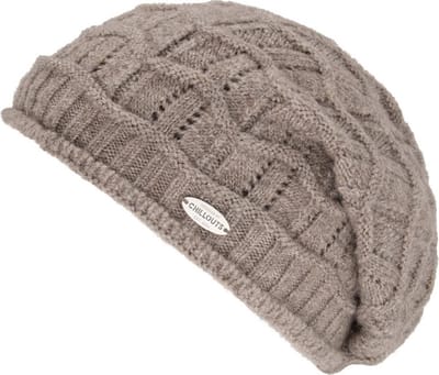 Chillouts beanie muts Maira in taupe/Beanie muts Chillouts Maira taupe in one size