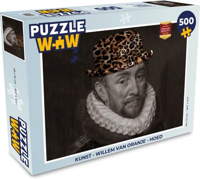 Puzzel Kunst - Willem van Oranje - Hoed - Legpuzzel - Puzzel 500 stukjes