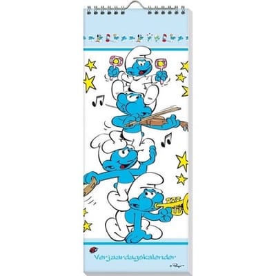 Smurfen Classic Verjaardagskalender - Interstat - Classic - 13 x 33 x 1 cm