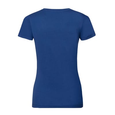 Russell Dames/dames Biologische T-Shirt met korte mouwen (Helder Koningsblauw)