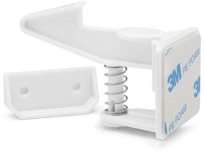 Scoby - Kinderslot - Veiligheidshaakjes - Kastbeveiliging - Child Safety Lock - Zelfklevend Design - 5 Stuks - Wit