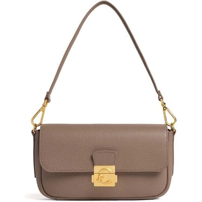 Coccinelle Schoudertas Warm Taupe