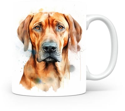 Mok Rhodesian ridgeback Beker voor koffie of tas voor thee, cadeau voor dierenliefhebbers, moeder, vader, collega, vriend, vriendin, kantoor, opa, oma, hond, kerst, sinterklaas, verjaardag