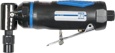 SW-Stahl S3265 perslucht rechte slijpmachine I 1/4 inch persluchtaansluiting incl. snelkoppeling I 90° haaks I 18.000 tpm