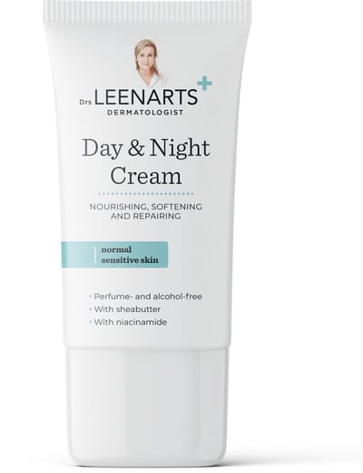 Drs Leenarts Dagcrème en Nachtcrème in 1 – 50 ml – Parfumvrij – Voedt droge & gevoelige huid
