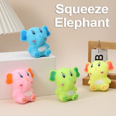 Anti Stress Squishy Olifant Speelgoed Tpr Knijp Fidget Voor Kinderen Volwassenen Stressverlichting Grappig Cadeau Prop J182 blue