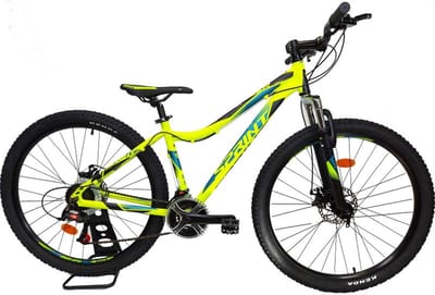 Sprint Hunter - Mountainbike 27.5 inch - Met 18 versnellingen - Geel - Framemaat: 48 cm - BK21SI0310 RS