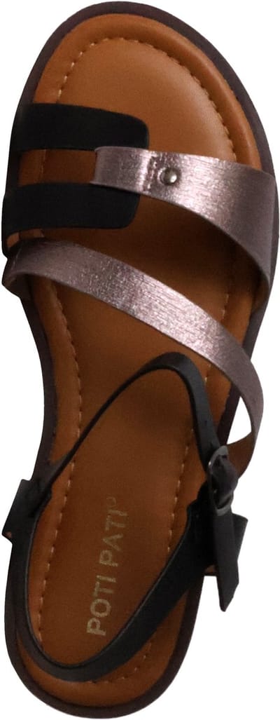 Platte sandalen met bandjes