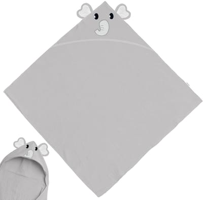 Dailygoods- Babyhanddoek met capuchon - Superzachte badponcho - Huidvriendelijk katoen - Hoog absorptievermogen - Ideaal na het bad - Schattige diermotieven