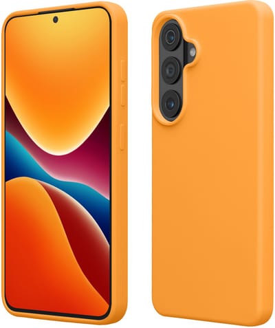 kwmobile telefoonhoesje geschikt voor Samsung Galaxy S26 Plus - Hoesje met siliconen coating - Smartphone case in fruitig oranje