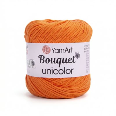 YarnArt Bouquet Unicolor - Katoen Garen - Effen - 100g - 200m - Kleur 3215