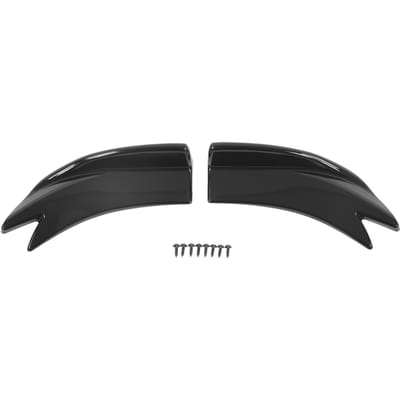 Universele Achterbumperlip Diffuser Splitter Spoiler Achterlip Krasbeschermer black