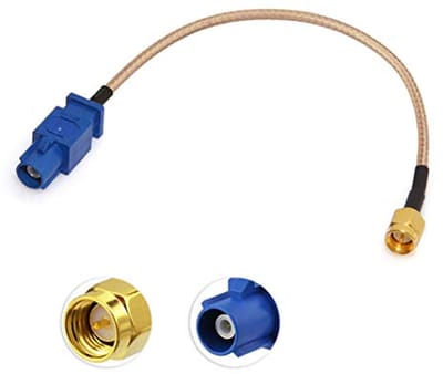Auto GPS-antennekabel adapter SMA naar Fakra C 15 cm