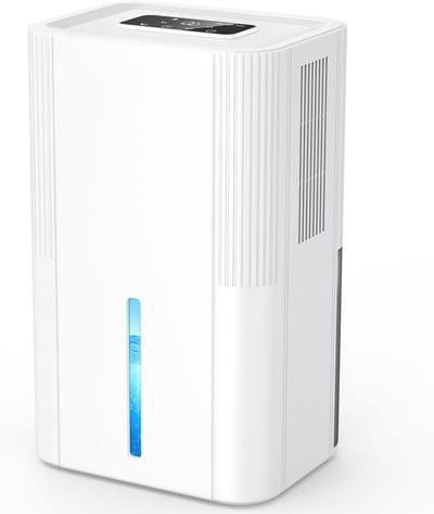 Luchtontvochtiger met 2700 ml Capaciteit en 6/8/10 Uur Timer – Ideaal voor Badkamer, Keuken en Woonkamer