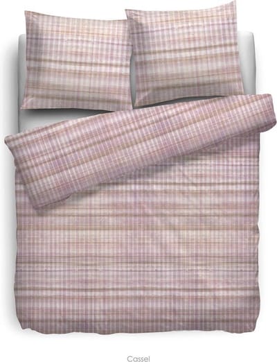 HnL Living Cassel - Dekbedovertrek - Katoensatijn - Litsjumeaux extra breed - 260 x 200/220 - Multi
