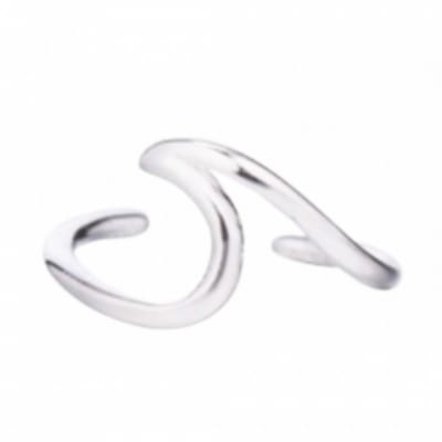 Earcuff - wave - voor linker oor - Charme Bijoux