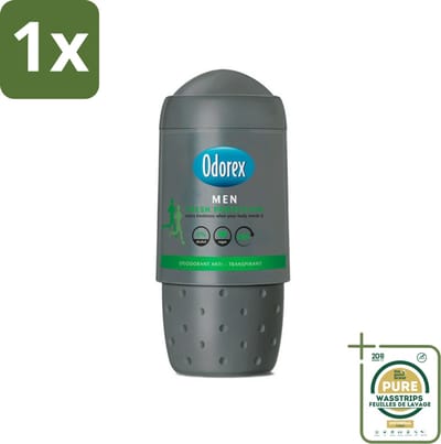 1 x Odorex Deodorant Roller For Men Fresh Protection 50 ml- Mannelijke Deodorant - Deodorant Roll-on - Frisheid Voor Mannen - Zweetbescherming - Langdurige Frisheid