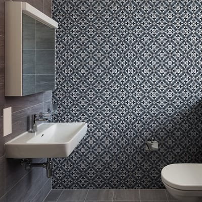 Zelfklevende tegelmuurstickers voor keuken en badkamer - 60 cementtegelstickers (AZULEJOS ULBALDO) - 60 stickers 20x20cm