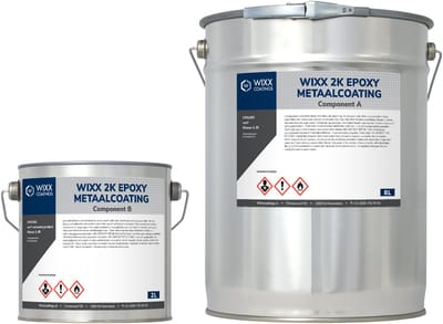 Wixx 2K Epoxy Metaalcoating - 10L - RAL 6024 | Verkeersgroen