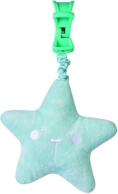 Saro Hangfiguur Met Geluid Ster 21 Cm Polyester Mintgroen