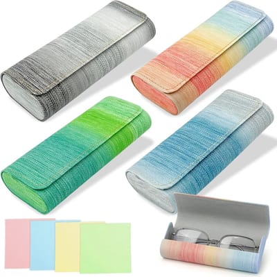 Harde Brillenkoker - Zonnebril Opbergdoos - Veilige Bescherming - Magneetsluiting - 16x6.3x3.2 cm - Gradiënt Kleuren