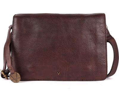 Echte Italiaanse Leren Kleine Crossbody Slingtas – Trendy Casual Kantoortas met Verstelbare Schouderriem