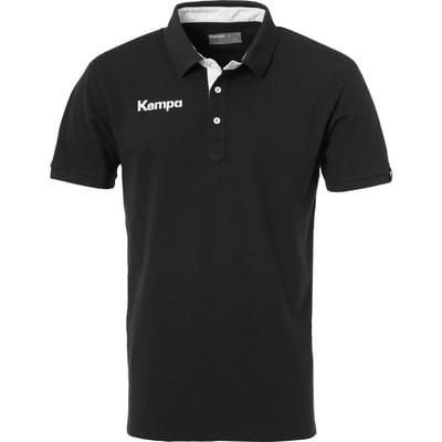 Kempa Prime Polo Shirt Zwart Maat S
