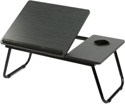 Ceruzo Bedtafel Verstelbaar – Zwart – Laptoptafel – Ontbijttafel –Gedeeld Blad - MDF