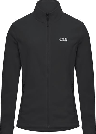 Jack Wolfskin TAUNUS 100 FZ W Dames Outdoorjas-black
