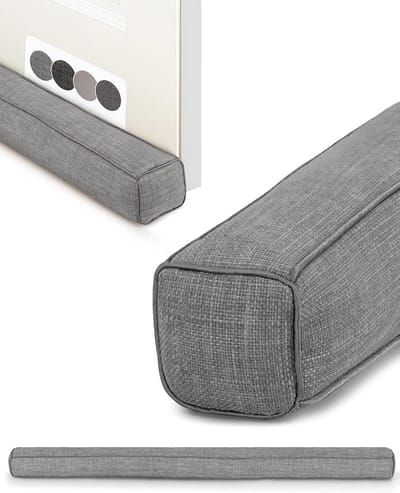 Deur Tochtstopper - Tochtrol Deur - Energie Besparen - Zonder Bevestiging - 90 cm - Grijs