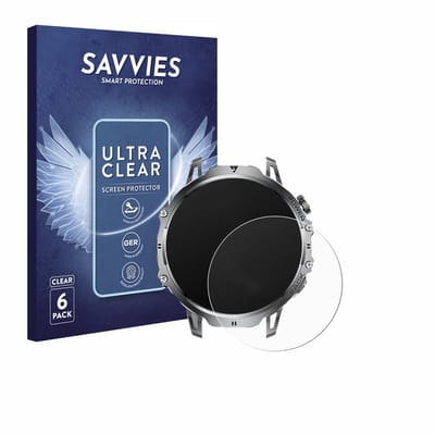Savvies - Screenprotector voor Dremac EF13-E 1.85" - Folie Beschermfolie transparant 6 Stuks