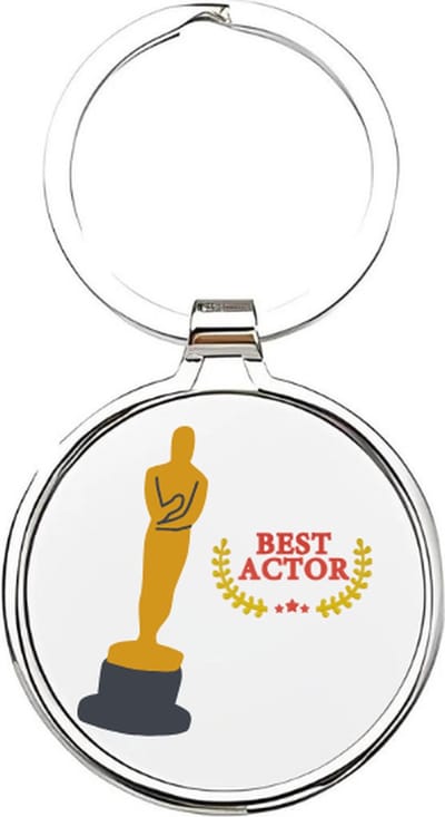 Akyol - Acteur Sleutelhanger - actrice - De beste acteur - Film - serie - theater - acteur - musicalspeler - de beste actrice - masker - toneelspeler - figurant - filmspeler - filmacteur - tonelist - 4 x 7,5 CM
