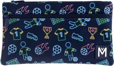 MontiiCo Etui XL - 2 handige vakjes - wasmachinebestendig - Goal Keeper