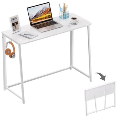 Opvouwbaar Bureau 100cm voor Kleine Ruimtes - Vouwtafel Gamer en Schrijfbureau