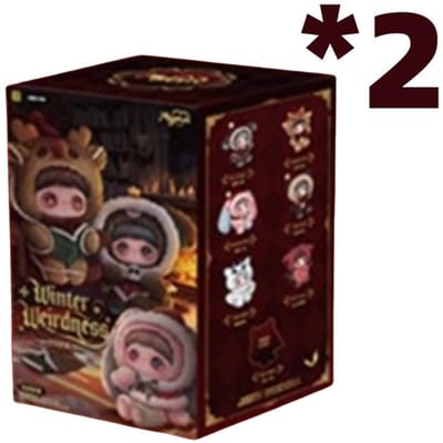 Maymei Winter Vreemd Kerst Pluche Blind Box Gevulde Pop Figuurtje Schattig Kerst Meisje Cadeau Populair Speelgoed Verzamelspeelgoed Zacht Pluche