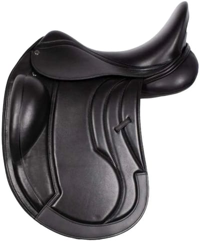 Rossner Burlington Dressuur Zadel - Maat: 16,5 - Zwart - Polyamide