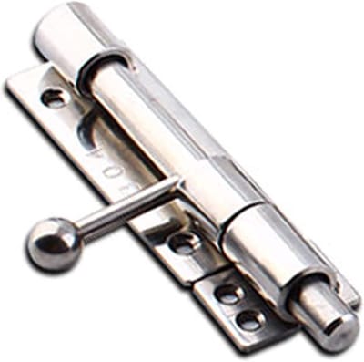 Zware Cilinderschuif - Verdikt RVS Slot - Deurbeveiliging Thuis - Met Hangslotgat - 6 Inch 14 Core - Zilverkleurig