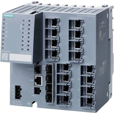 Siemens 6GK54164GS002AM2 6GK5416-4GS00-2AM2 Netwerk switch 10 / 100 / 1000 MBit/s PoE-functie
